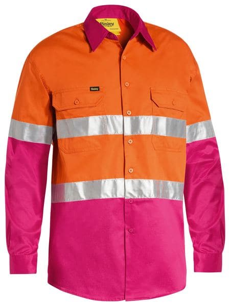 Bisley 3M Taped Cool Lightweight Hi Vis Shirt BS6696T