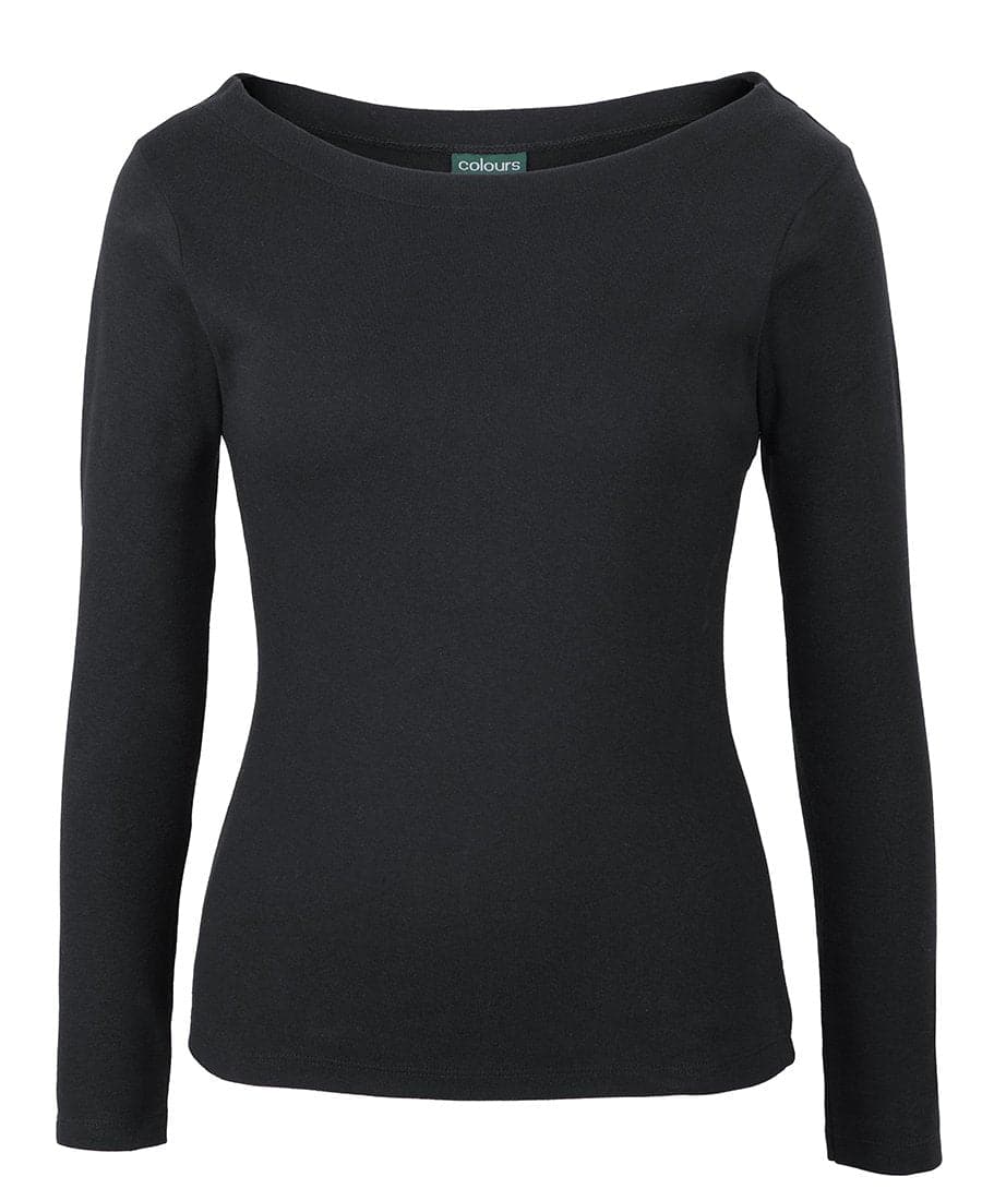 C Of C  Ladies L/S Boat Neck Tee 1BTL