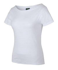 C Of C  Ladies S/S Boat Neck Tee 1BTS