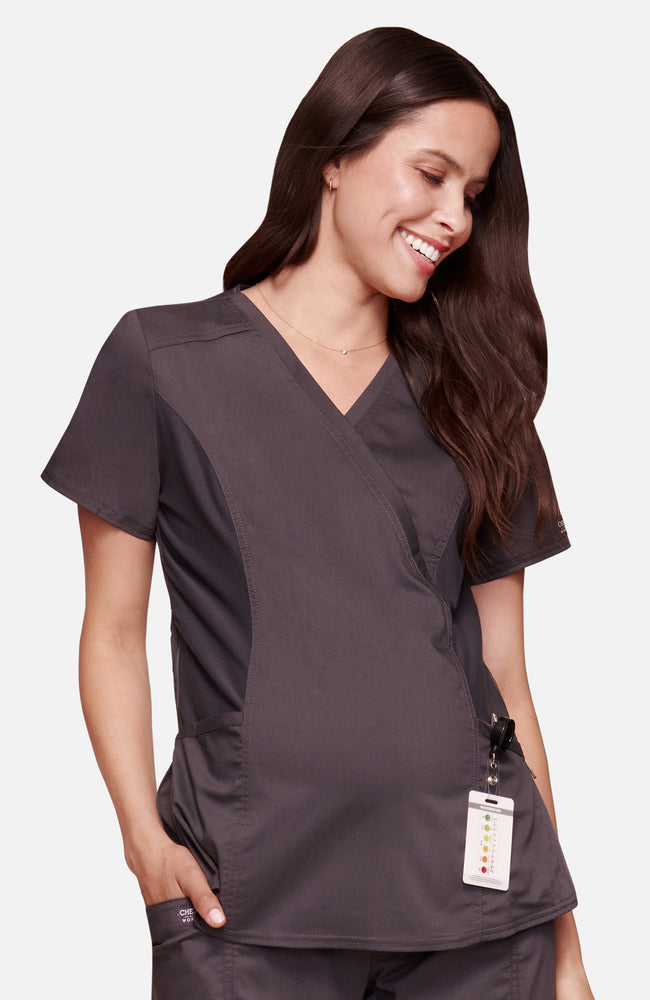 Cherokee Revolution Maternity Scrub Top WW688