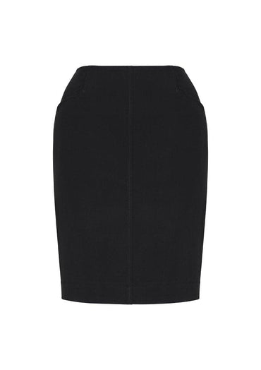 Biz Corporates Womens Bandless Pencil Skirt 20717 - Flash Uniforms 