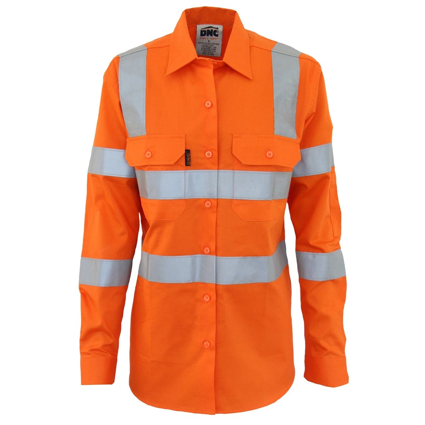 Ladies Hivis L/w Cotton Vic Rail Csr Shirt - 3742