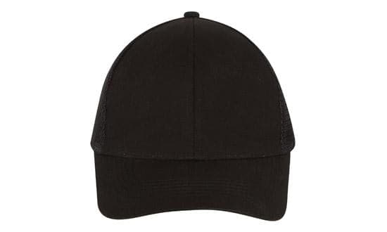 Headwear Brushed Cotton With Mesh Back  Cap X12 - 4181