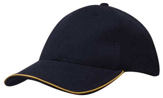 Headwear Double Pique Mesh W/sandwich Cap X12 - 4185