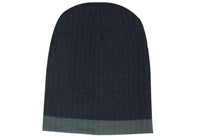 Headwear Two Tone Cable Knit Beanie X12