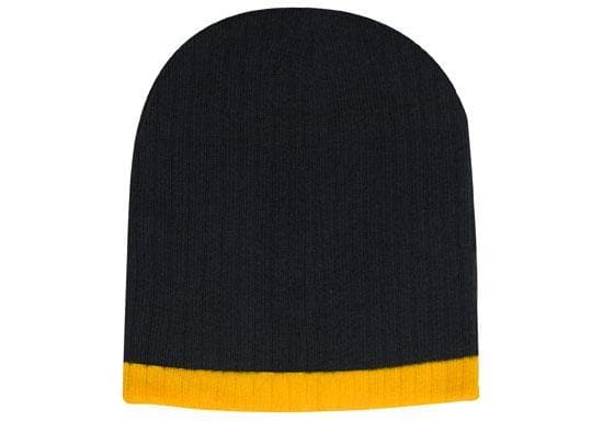 Headwear Two Tone Cable Knit Beanie X12