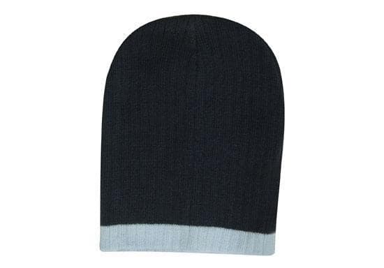 Headwear Two Tone Cable Knit Beanie X12