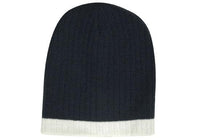 Headwear Two Tone Cable Knit Beanie X12