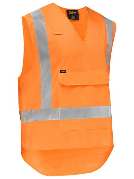 Bisley X-Taped Hi Vis Detachable Safety Vest BV0440XT