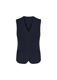 Biz Corporates Womens Longline Vest 50112 - Flash Uniforms 