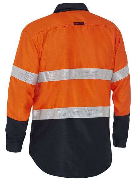 Bisley Workwear Apex 160 Taped FR Ripstop Vented Shirt BS8338T - Flash Uniforms 