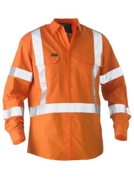 X Taped Hi Vis Recycled Drill Shirt BS6266XT