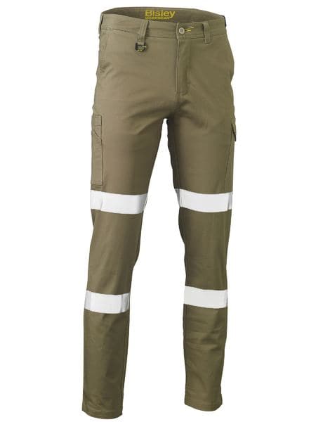 Bisley Taped Biomotion Stretch Cotton Drill Pants BPC6008T