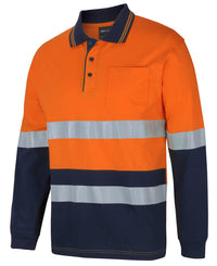 Hi Vis (D+n) L/s Cotton Polo 6DCPL