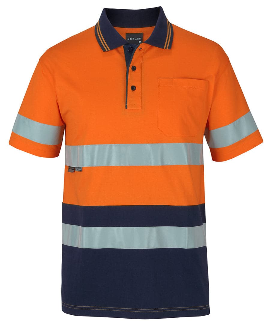 Hi Vis (D+n) S/s Cotton Polo 6DCPS