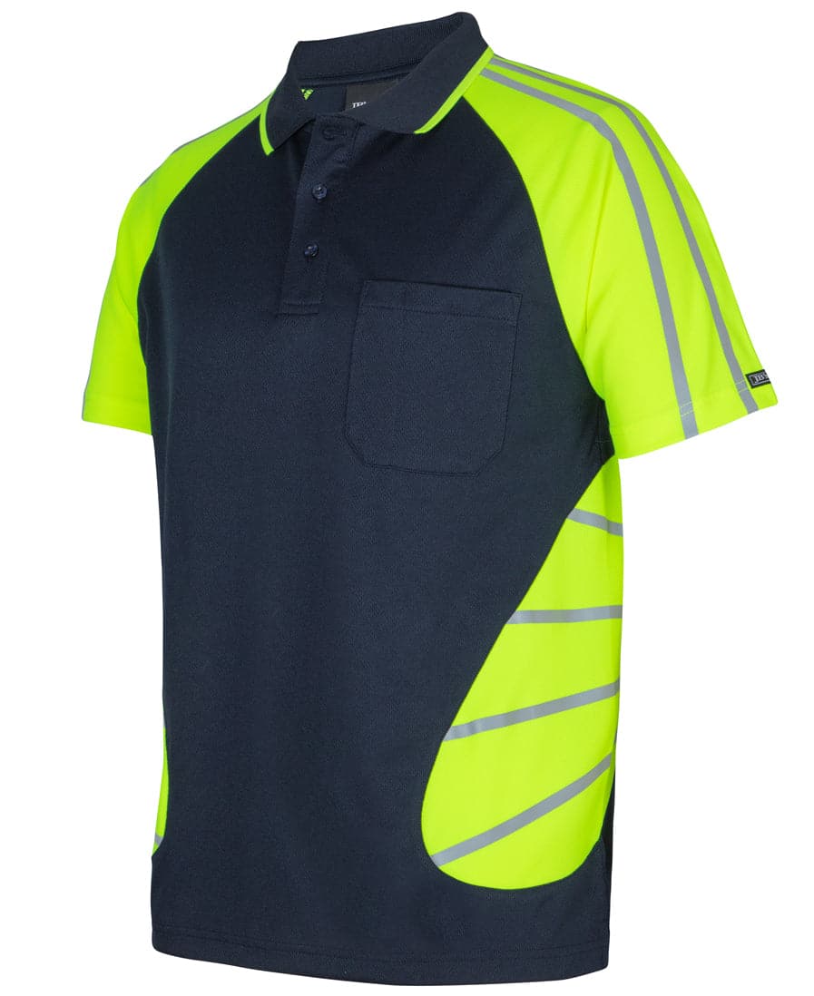 Jb's Street Spider Hi Vis Polo With Reflective Stripes 6HSSR