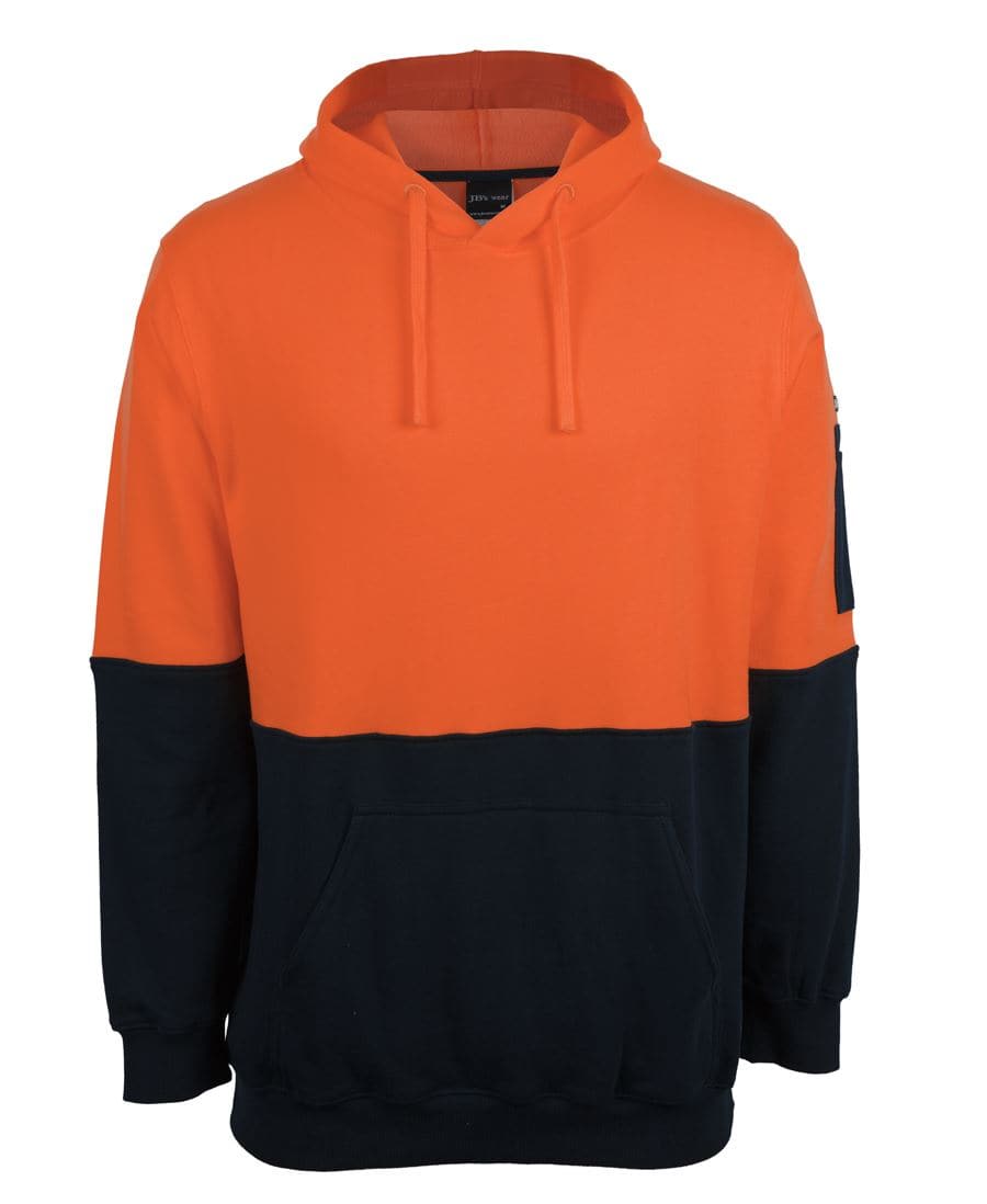 JB'S Hi-Vis 310 Cotton Pullover Hoodie 6HVPM - Flash Uniforms 