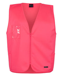 JB'S Hi-Vis Zip Safety Vest 6HVSZ