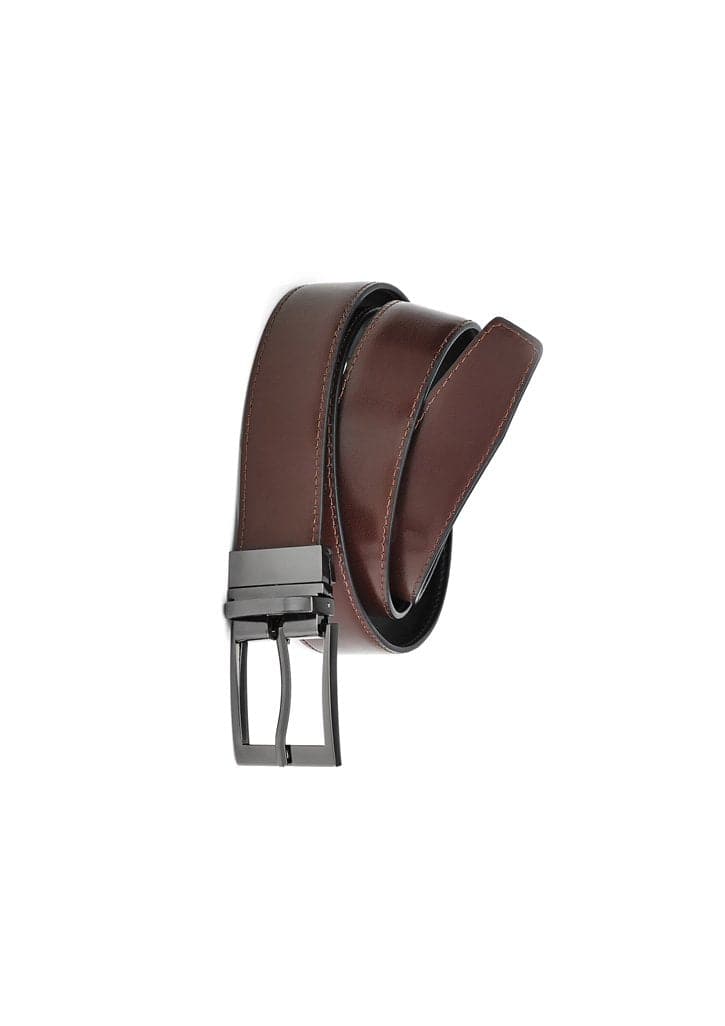 Biz Corporates Mens Leather Reversible Belt 99300 - Flash Uniforms 