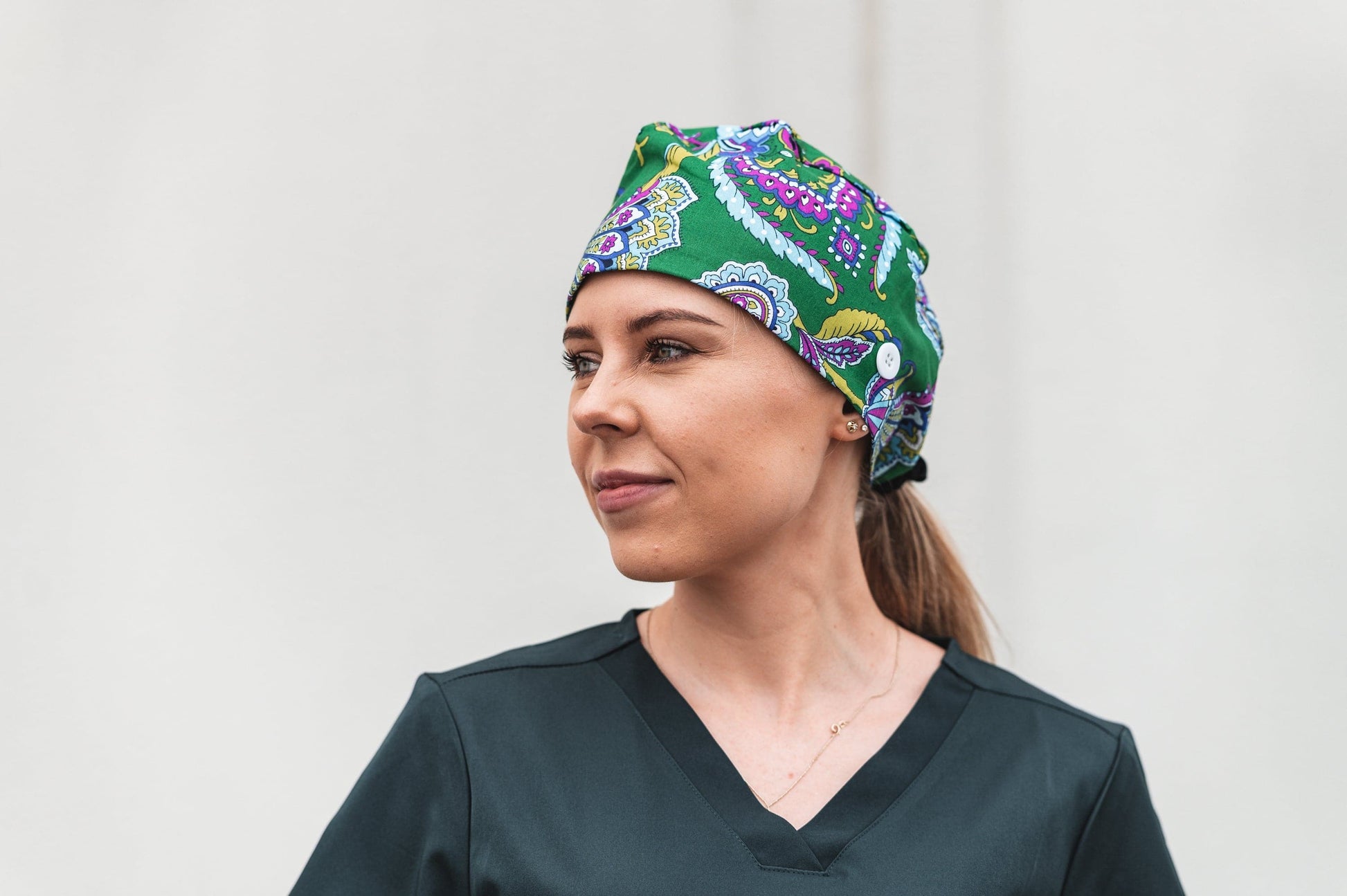 Printed Surgical Scrubs Cap/Hat SC0705 - Simply Scrubs Australia