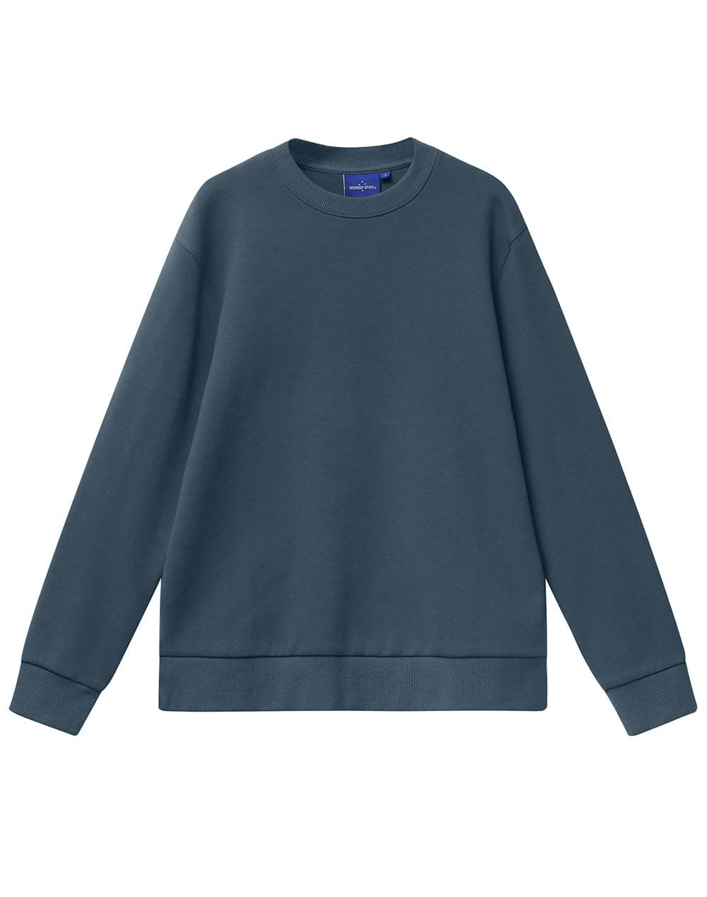 Unisex Air-layered CVC Crew Nech Sweater FL05