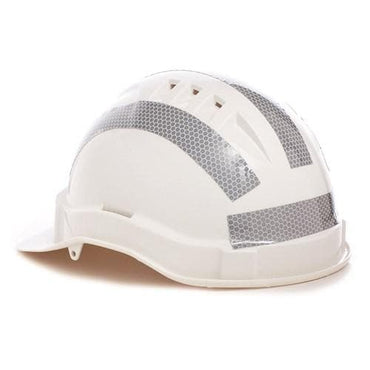 Pro Choice Hard Hat Reflective Tape - Straight (10 Per Sheet) - HHRTS PPE Pro Choice   