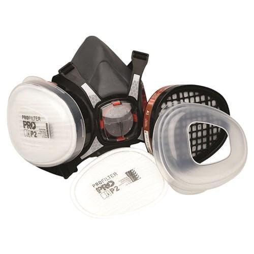 Pro Choice Tradies Kit Half Mask With A1P2 Cartridges - HMA1P2 PPE Pro Choice   