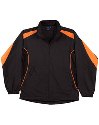 Legend Adults Warm Up Jacket JK53 Casual Wear Winning Spirit XS Black/Orange 