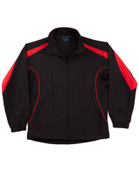 Legend Adults Warm Up Jacket JK53 Casual Wear Winning Spirit XS Black/Red 