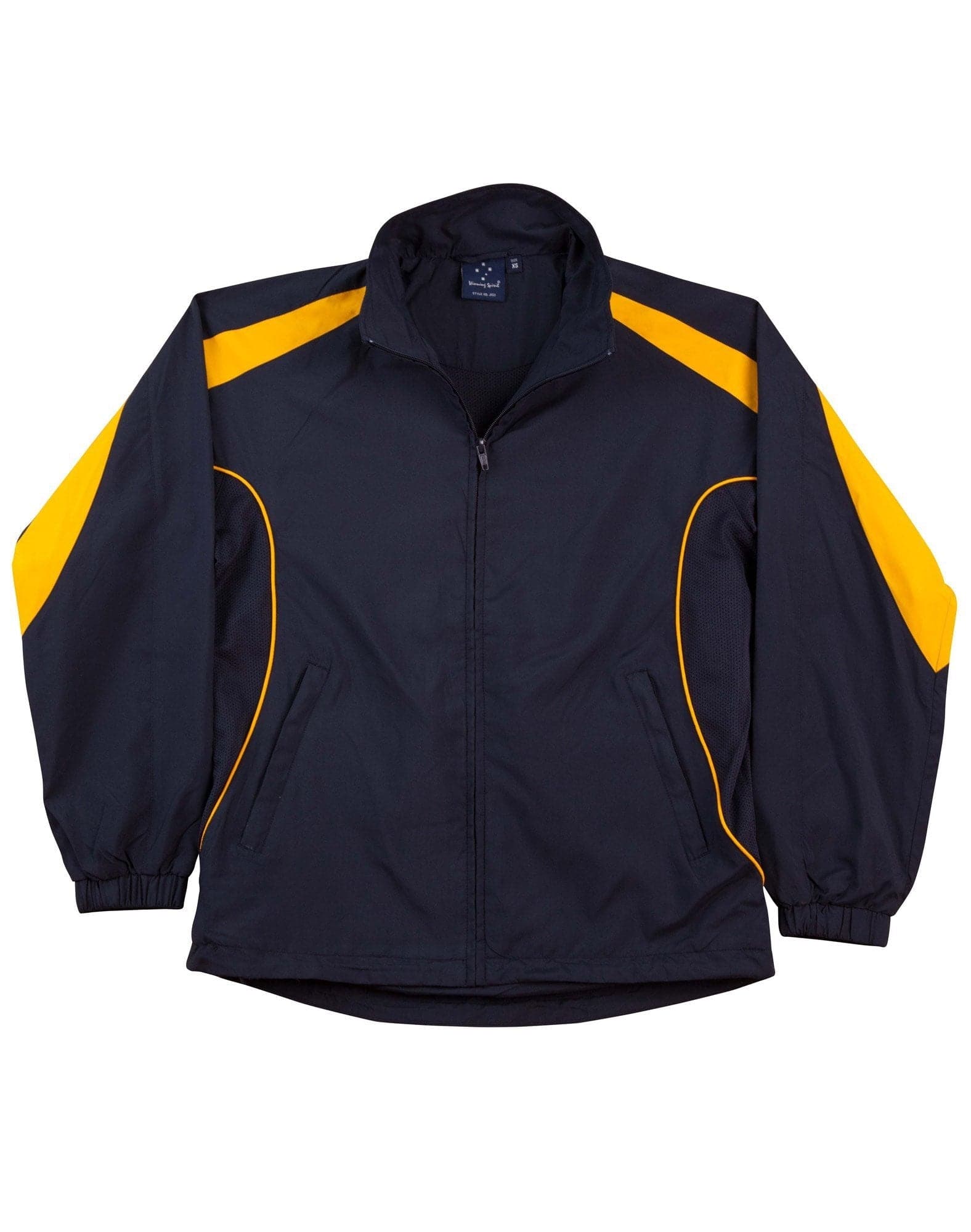 Legend Kids Warm Up Jacket JK53K Casual Wear Winning Spirit 6K Navy/Gold 