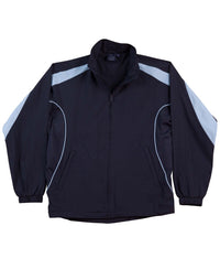 Legend Adults Warm Up Jacket JK53 Casual Wear Winning Spirit XS Navy/Sky Blue 