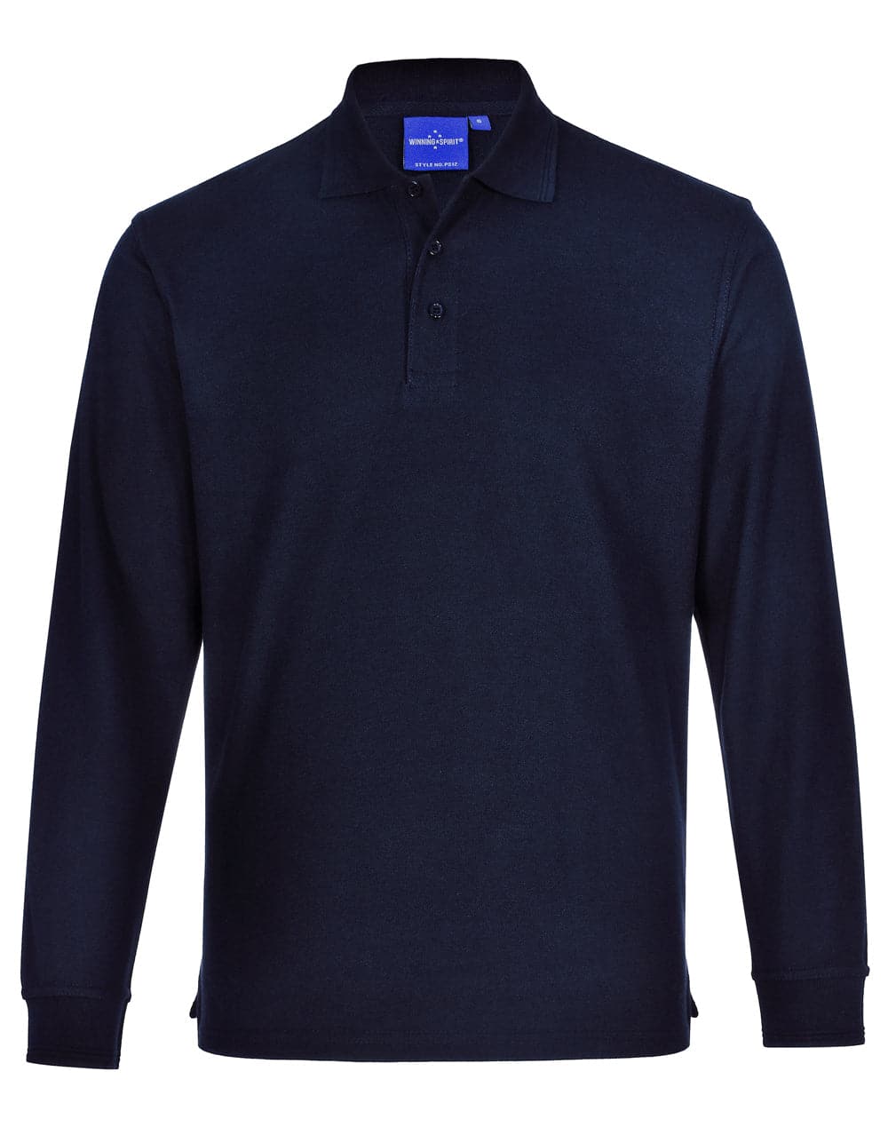 Winning Spirit Traditional Poly/Cotton Unisex Polo Shirt PS12 Casual Wear Winning Spirit Navy XS 