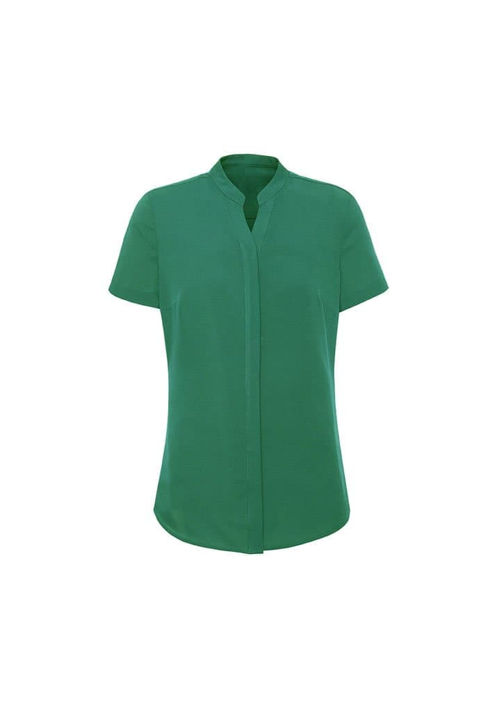 Biz Corporates Juliette Short Sleeve Blouse RB977LS - Simply Scrubs Australia