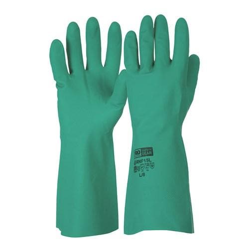 Pro Choice Green Nitrile - Length 33cm X12 - RNF15 PPE Pro Choice S/6  