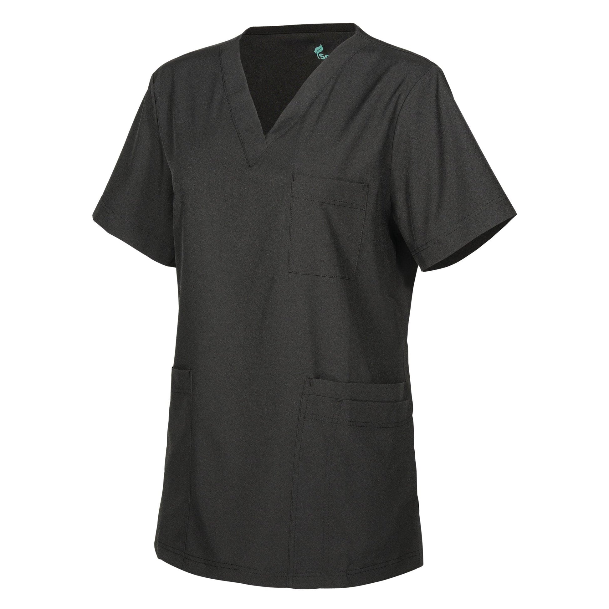 Softies Oxford Unisex Premium V-Neck Scrub Top OT01 - Simply Scrubs Australia