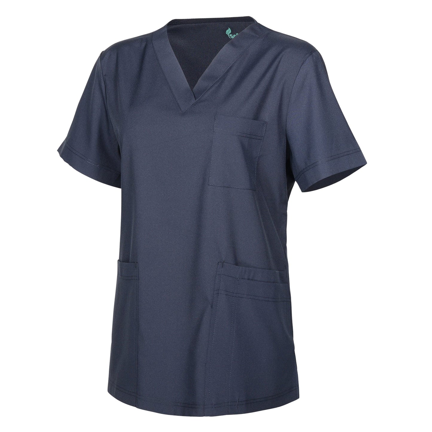 Softies Oxford Unisex Premium V-Neck Scrub Top OT01 - Simply Scrubs Australia