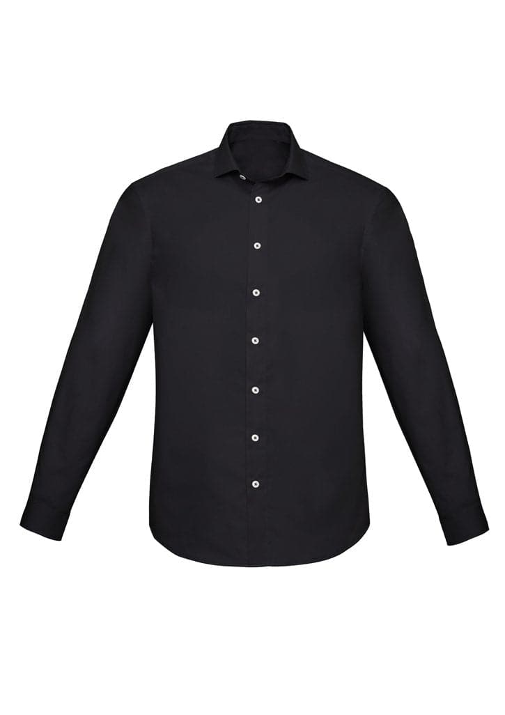 Biz Corporates Charlie Mens Slim Fit L/S Shirt RS969ML - Flash Uniforms 