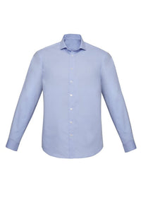 Biz Corporates Charlie Mens Slim Fit L/S Shirt RS969ML - Flash Uniforms 