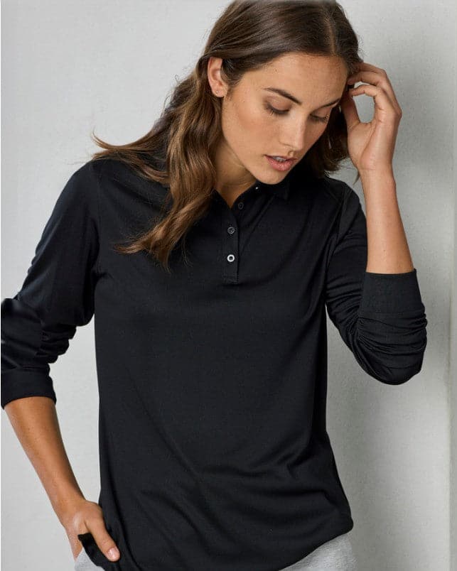 Biz Collection Action Ladies Long Sleeve Polo Shirt P206LL Metro Workwear