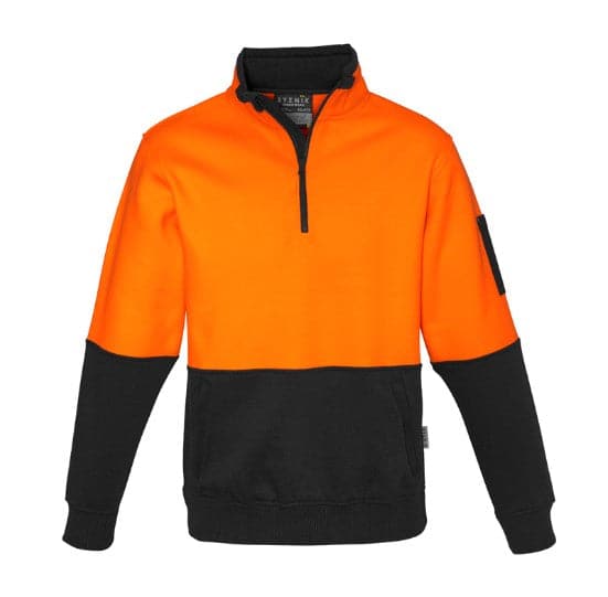 Syzmik Workwear Unisex Hi Vis Half Zip Pullover ZT476