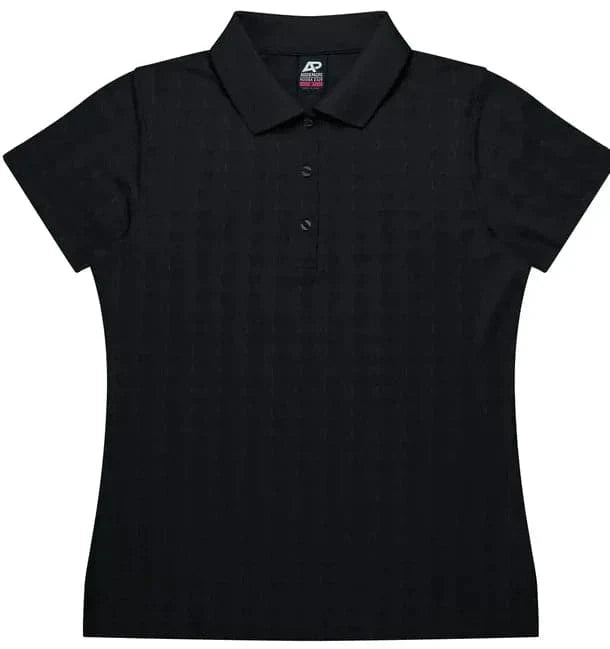 Aussie Pacific Noosa Lady Polos 2325  Aussie Pacific BLACK 6 