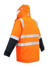 SYZMIK Men’s Hi Vis 4 In 1 Waterproof Jacket ZJ532