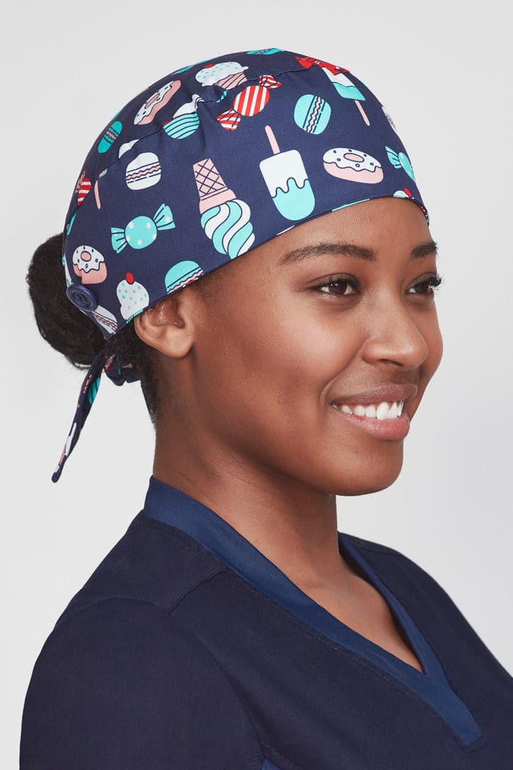 Biz Care Printed Scrub Cap CSC245U - Simply Scrubs Australia