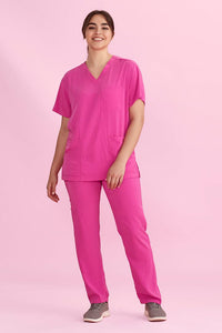 Biz Care Unisex Pink Scrub Pants CSP102UL