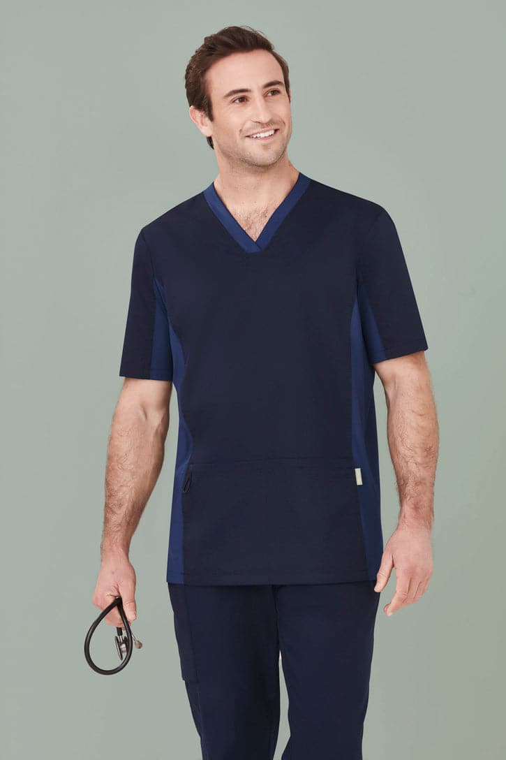 Mens Riley V-Neck Scrub Top CST043MS - Simply Scrubs Australia