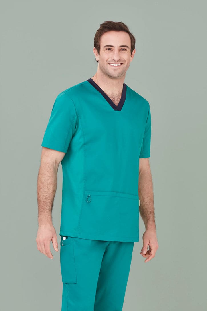 Mens Riley V-Neck Scrub Top CST043MS - Simply Scrubs Australia