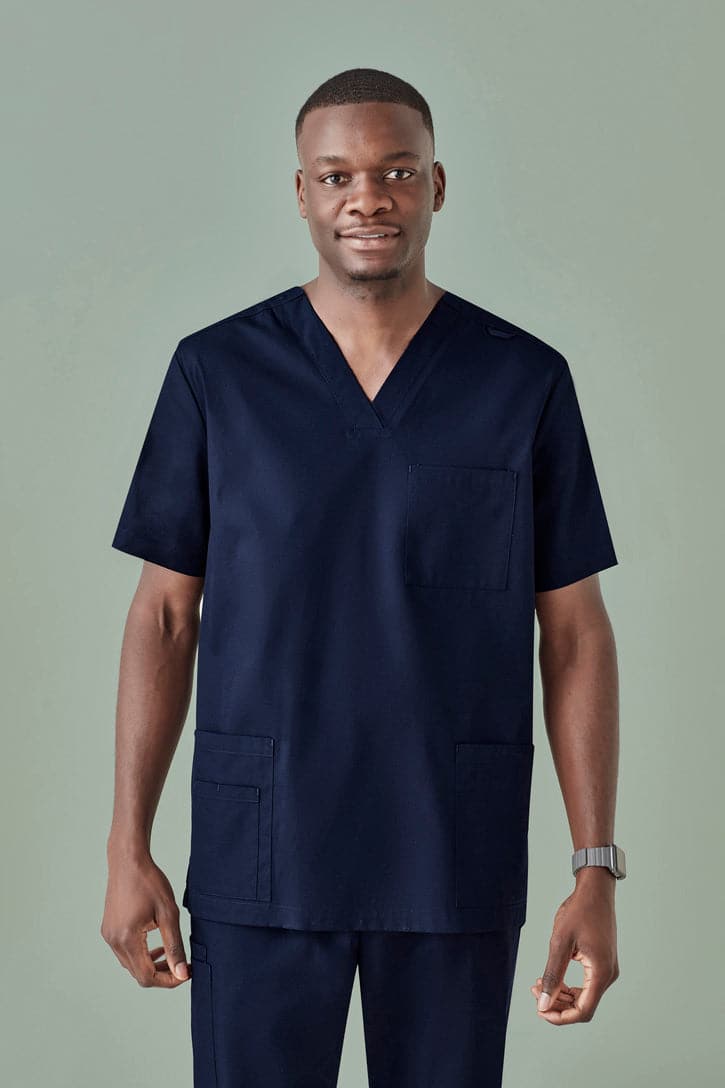 Mens Tokyo Anti-bacterial V-Neck Scrub Top CST141MS - Simply Scrubs Australia