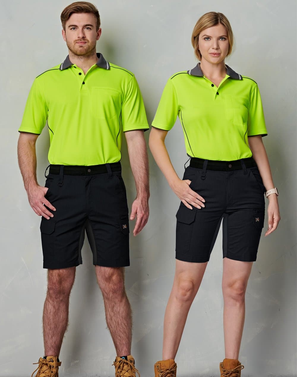 Unisex Ripstop Stretch Work Shorts WP25 Casual Wear Winning Spirit   