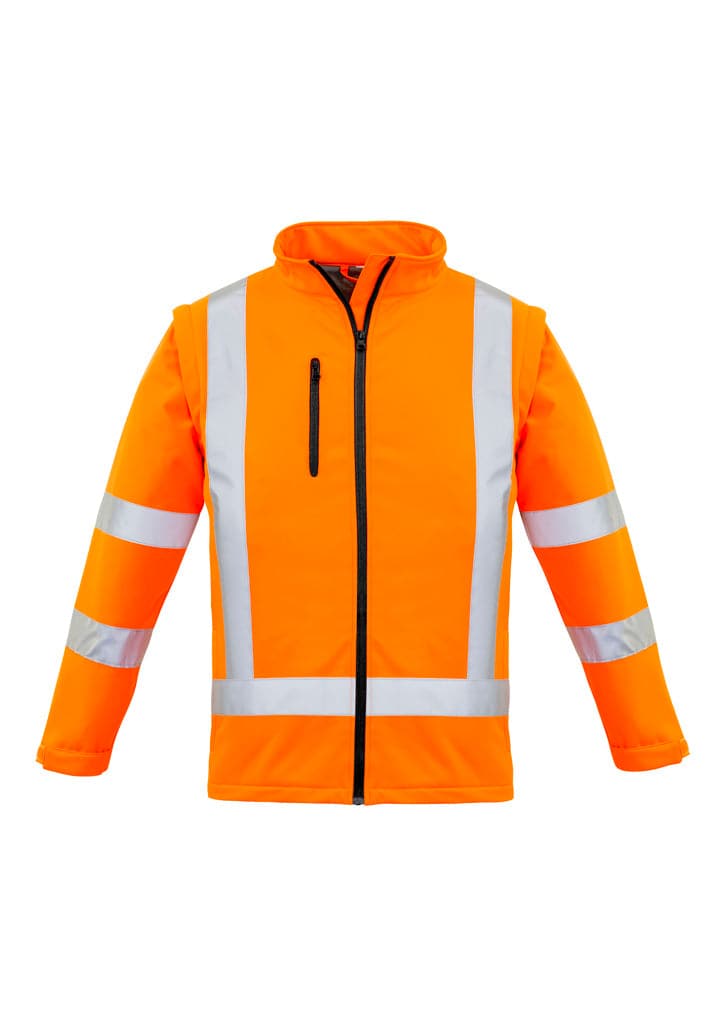 Syzmik Workwear Women's Hi Vis Rail X Back Softshell Jacket ZJ770 Work Wear Syzmik XXS  