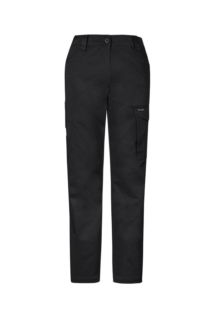 SYZMIK Women’s Essential Cargo Pants ZP730 Work Wear Syzmik Black 4 